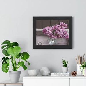 Lilacs Gallery Canvas - Framed Horizontal Poster Art - Dipaliz - Posters Prints & Visual Artwork