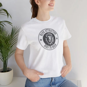 Soft Cotton Lion Born to Roar Tee Quality Print - Dipaliz - T-shirts