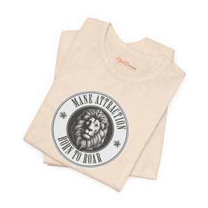 Soft Cotton Lion Born to Roar Tee Quality Print - Dipaliz - T-shirts