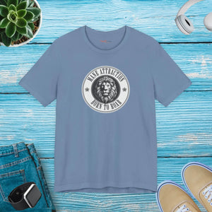 Soft Cotton Lion Born to Roar Tee Quality Print - Dipaliz - T-shirts