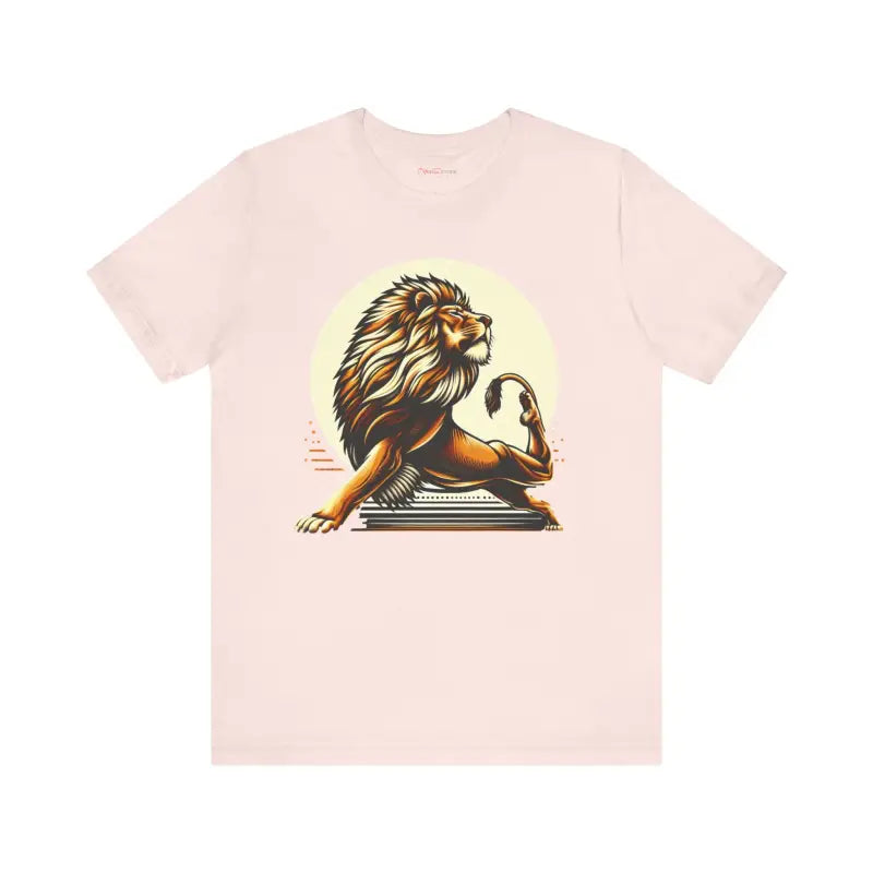 Unleash your Inner Lion with the Ultimate Yoga Short Sleeve Tee - T-shirt