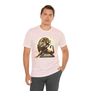 Lion Yoga Short Sleeve Tee - Warrior Performance Comfort - Dipaliz - Soft Pink / s - T-shirts