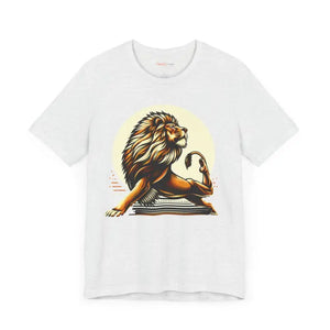 Lion Yoga Short Sleeve Tee - Warrior Performance Comfort - Dipaliz - T-shirts