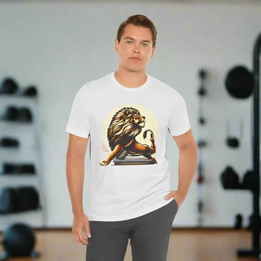 Unleash Your Inner Lion Warrior with Yoga Jersey Tee