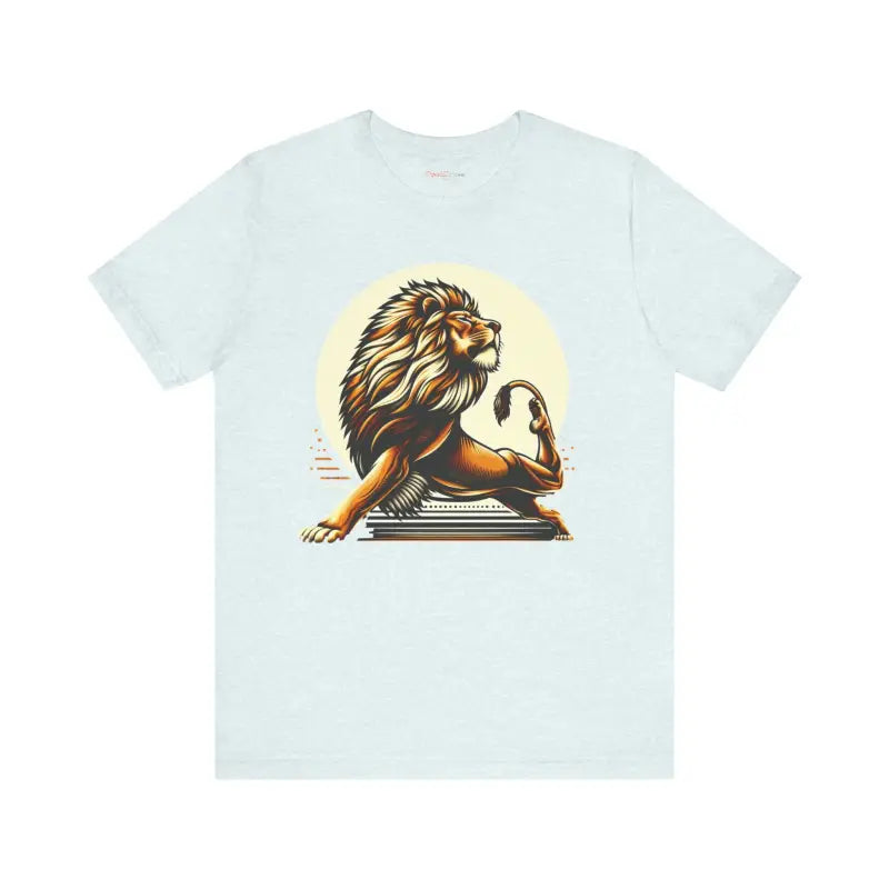 Unleash your Inner Lion with the Ultimate Yoga Short Sleeve Tee - T-shirt