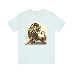 Athletic Lion Yoga Short Sleeve Tee - Cotton - Dipaliz - T-shirts