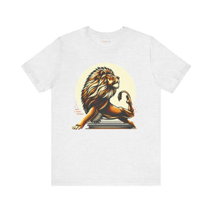 Athletic Lion Yoga Short Sleeve Tee - Cotton - Dipaliz - T-shirts