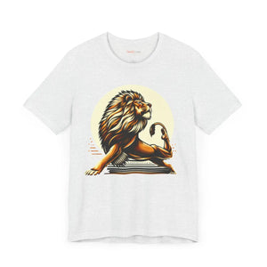 Athletic Lion Yoga Short Sleeve Tee - Cotton - Dipaliz - T-shirts