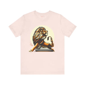 Athletic Lion Yoga Short Sleeve Tee - Cotton - Dipaliz - T-shirts