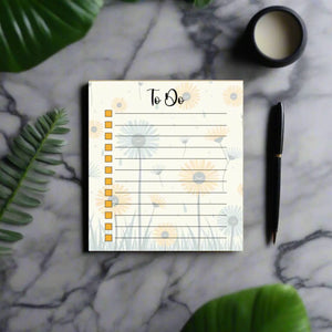 Chic Floral Planner Notepad - Trendy Fashion Accessory - Dipaliz - Notepads