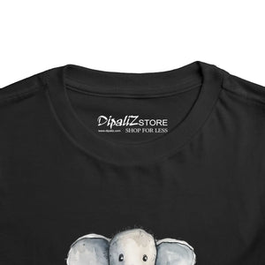 Soft Toddler Elephant Tee - Airlume Combed Cotton - Dipaliz - T-shirts - 2t