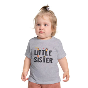 Soft Airlume Baby T-shirt - Little Sister Tee - Dipaliz - & Toddler Tops