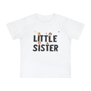 Soft Airlume Baby T-shirt - Little Sister Tee - Dipaliz - & Toddler Tops