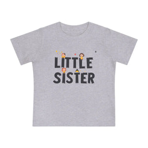 Soft Airlume Baby T-shirt - Little Sister Tee - Dipaliz - & Toddler Tops
