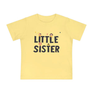Soft Airlume Baby T-shirt - Little Sister Tee - Dipaliz - & Toddler Tops