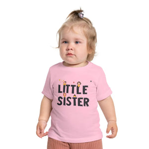 Soft Airlume Baby T-shirt - Little Sister Tee - Dipaliz - & Toddler Tops