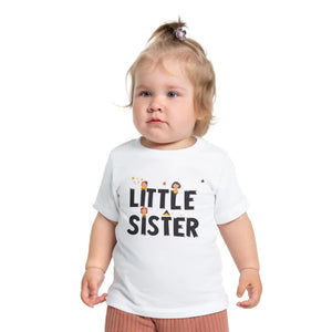 Soft Airlume Baby T-shirt - Little Sister Tee - Dipaliz - & Toddler Tops