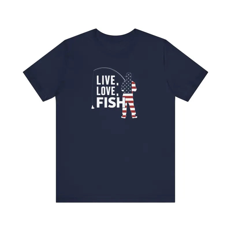 4th of July Tee - Patriotic Fish Fun | Dipaliz - T-shirts