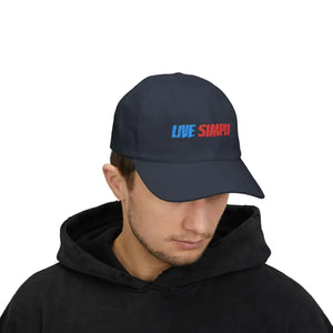 Live Simply Classic Dad Cap - Minimalist Style - Dipaliz - Baseball Caps