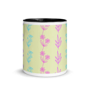 Floral Mug - Vibrant Ceramic Coffee Cup - Dipaliz - Mugs