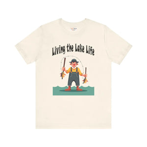 Soft Cotton Jersey Tee - Lake Life Vibes - Dipaliz - T-shirts