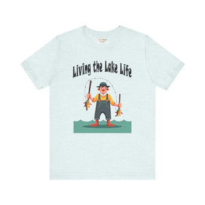Soft Cotton Jersey Tee - Lake Life Vibes - Dipaliz - T-shirts