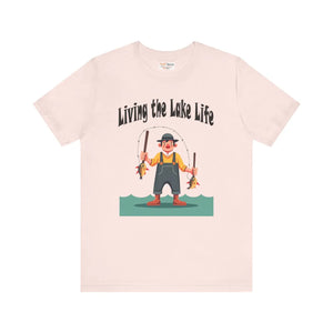 Soft Cotton Jersey Tee - Lake Life Vibes - Dipaliz - T-shirts
