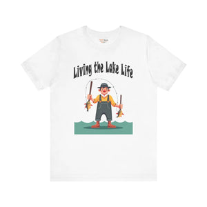 Soft Cotton Jersey Tee - Lake Life Vibes - Dipaliz - T-shirts