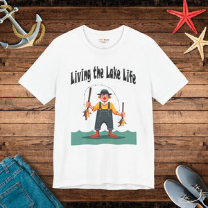 Soft Cotton Jersey Tee - Lake Life Vibes - Dipaliz - T-shirts