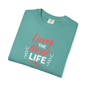 Soft Garment Dyed Tee Nurse Life Cotton - Dipaliz - T-shirts