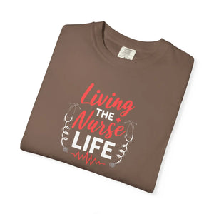 Soft Garment Dyed Tee Nurse Life Cotton - Dipaliz - T-shirts