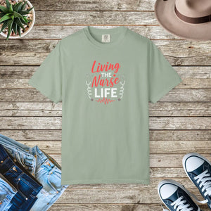 Soft Garment Dyed Tee Nurse Life Cotton - Dipaliz - T-shirts