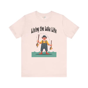 Lake Life Vibes Unisex Jersey Short Sleeve Tee - Dipaliz - Soft Pink / s - T-shirts