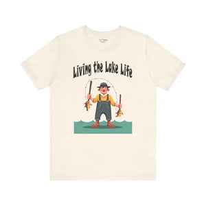 Lake Life Vibes Unisex Jersey Short Sleeve Tee - Dipaliz - Natural / s - T-shirts