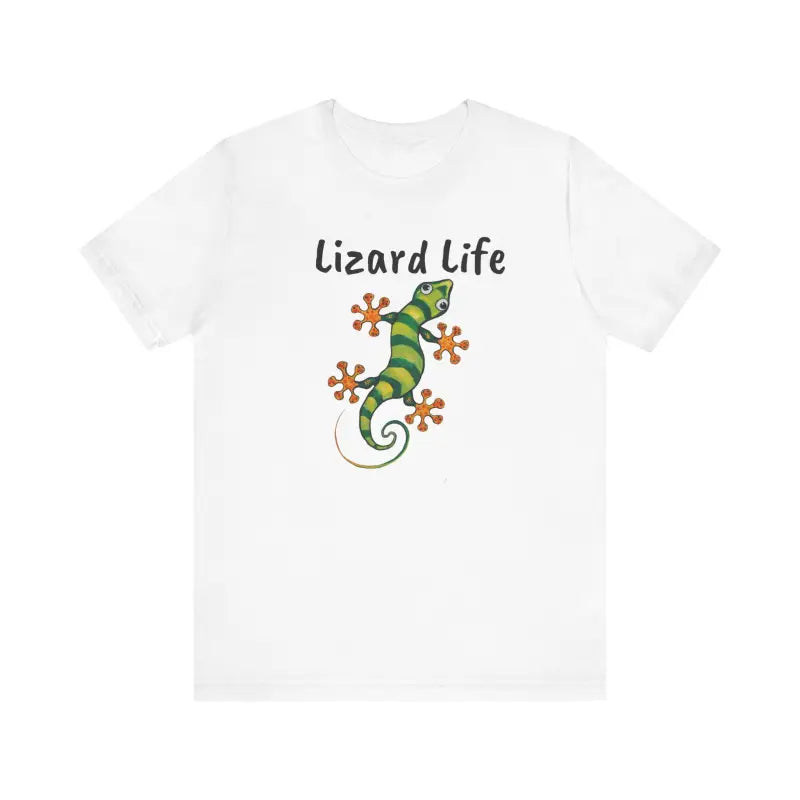 Unleash your Style with the Lizard Life Jersey Short Sleeve Tee - T-shirt