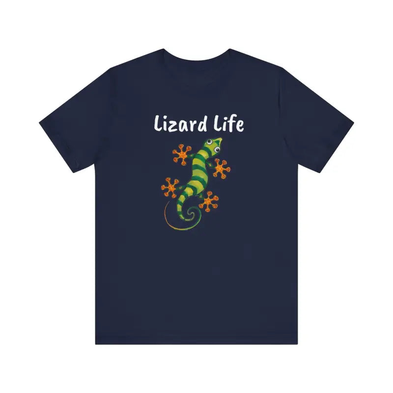 Unleash your Style with the Lizard Life Jersey Short Sleeve Tee - T-shirt