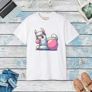 T-shirt - Llama Drama Ultra Cotton Tee - Whimsical Women’s Top - Dipaliz White / l