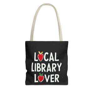 Library Lover Aop Tote Bag - Durable Polyester - Dipaliz - Bags