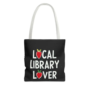 Library Lover Aop Tote Bag - Durable Polyester - Dipaliz - Bags