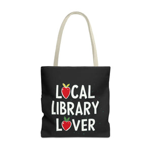 Library Lover Aop Tote Bag - Durable Polyester - Dipaliz - Bags