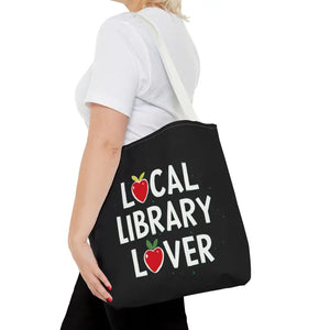 Bags - Library Lover Aop Tote Bag for Bookworms - Dipaliz