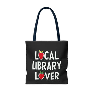 Bags - Library Lover Aop Tote Bag for Bookworms - Dipaliz