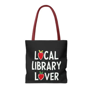 Bags - Library Lover Aop Tote Bag for Bookworms - Dipaliz