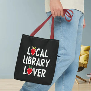 Bags - Library Lover Aop Tote Bag for Bookworms - Dipaliz