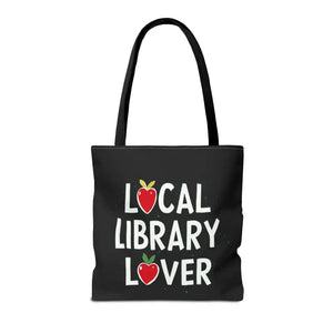 Bags - Library Lover Aop Tote Bag for Bookworms - Dipaliz
