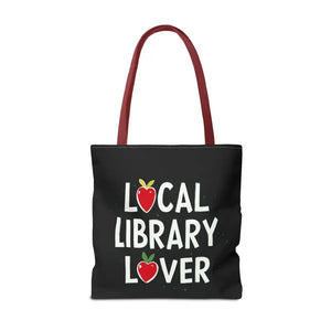 Bags - Library Lover Aop Tote Bag for Bookworms - Dipaliz