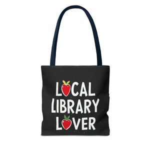 Bags - Library Lover Aop Tote Bag for Bookworms - Dipaliz