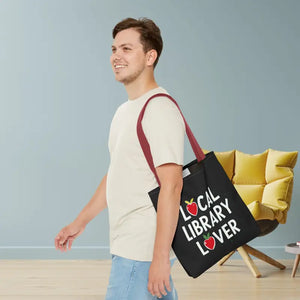 Bags - Library Lover Aop Tote Bag for Bookworms - Dipaliz