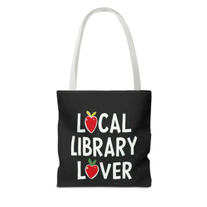 Bags - Library Lover Aop Tote Bag for Bookworms - Dipaliz