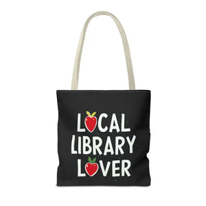 Bags - Library Lover Aop Tote Bag for Bookworms - Dipaliz